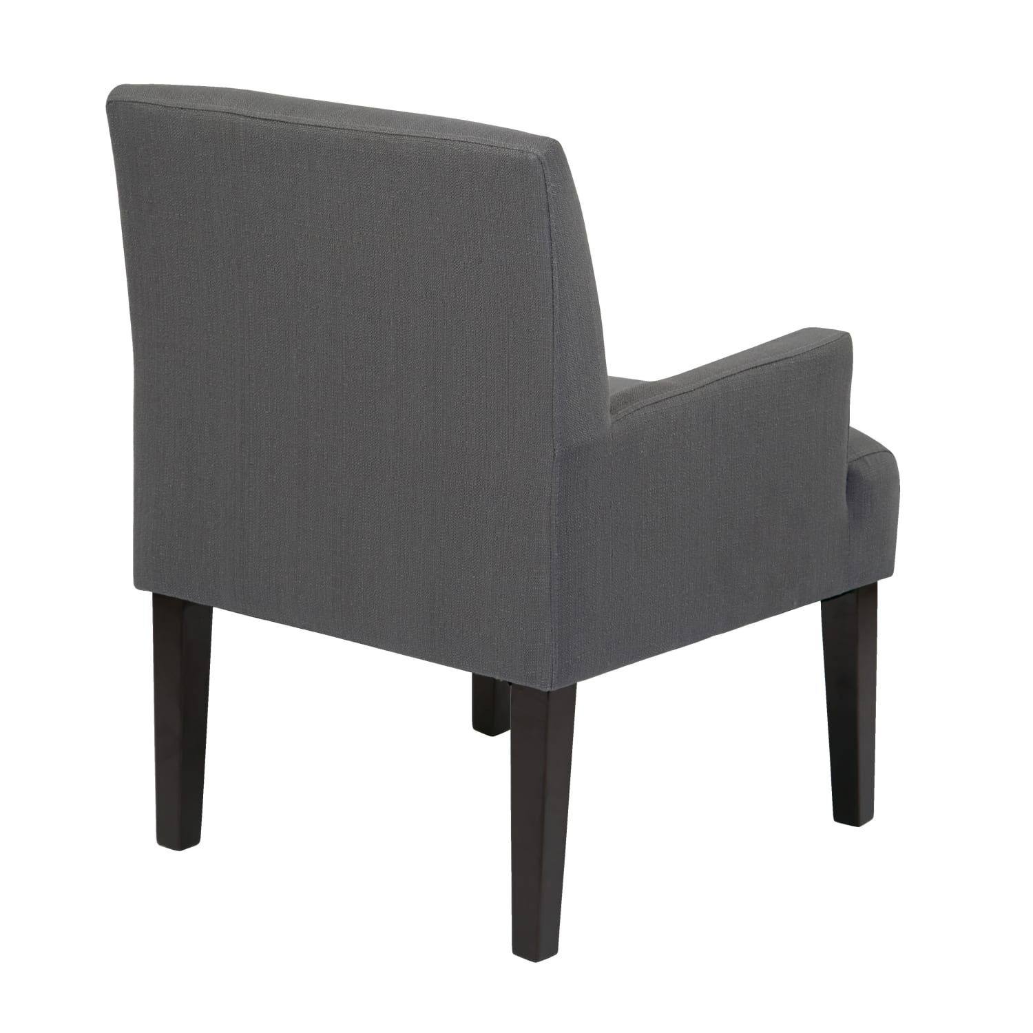 Ave Six Work Smart Main Street Guest Chair Woven CharcoalBlack PopularChairscom