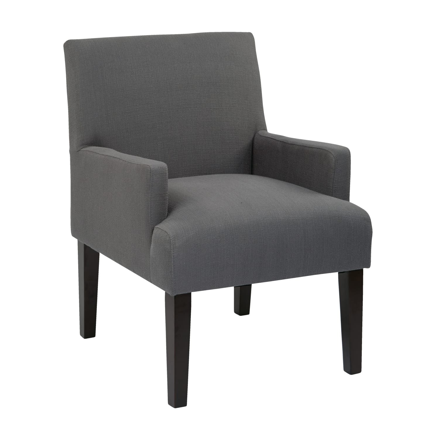 Ave Six Work Smart Main Street Guest Chair Woven CharcoalBlack PopularChairscom