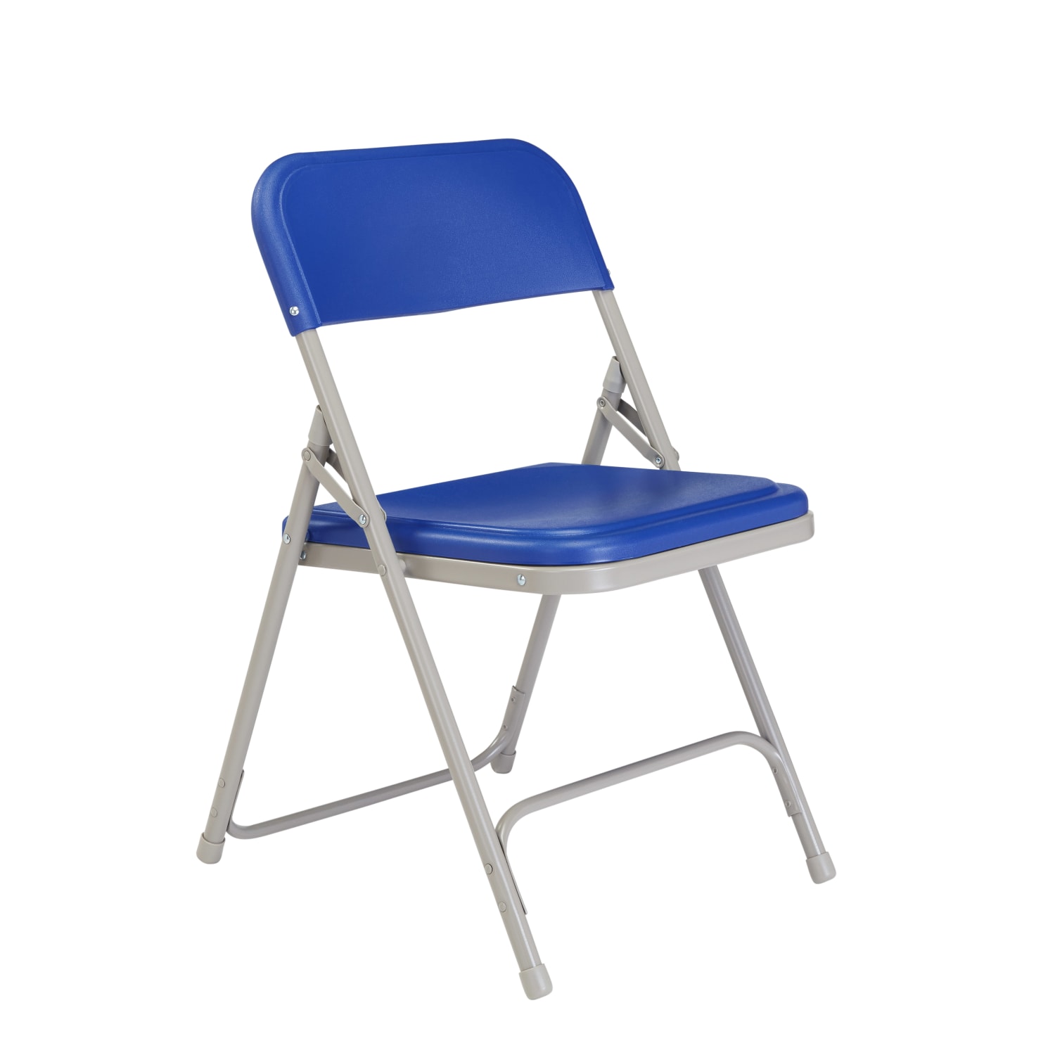National Public Seating Lightweight Plastic Folding Chairs BlueGray Set Of 4 Chairs PopularChairscom