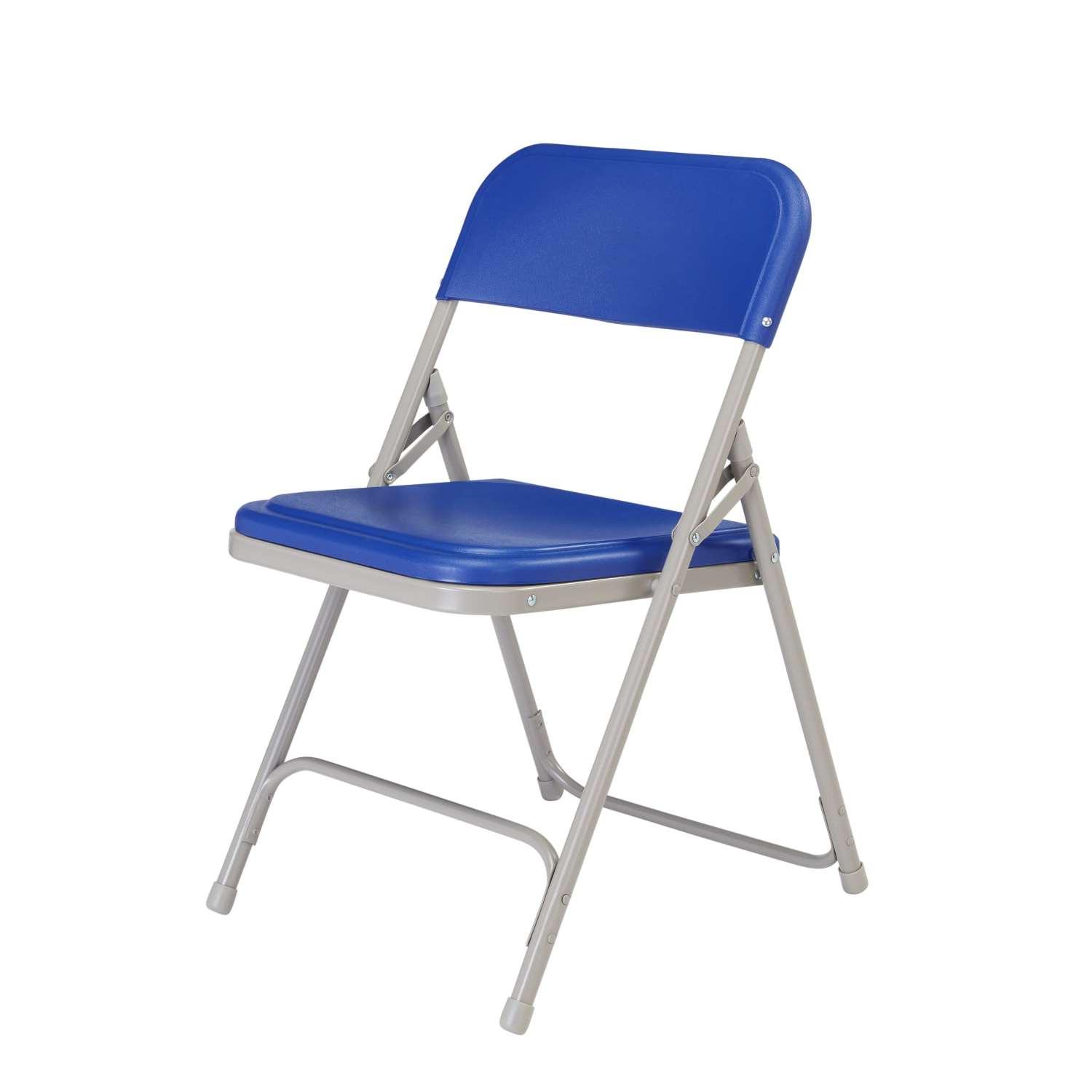 National Public Seating Lightweight Plastic Folding Chairs BlueGray Set Of 4 Chairs PopularChairscom