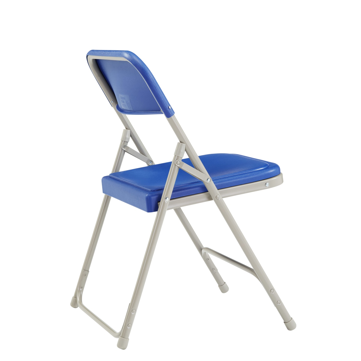 National Public Seating Lightweight Plastic Folding Chairs BlueGray Set Of 4 Chairs PopularChairscom