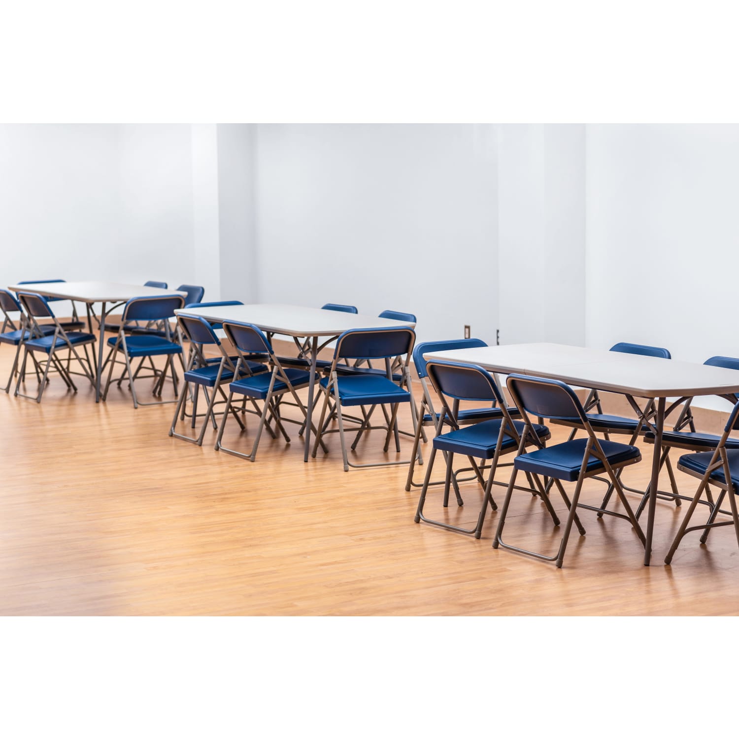 National Public Seating Lightweight Plastic Folding Chairs BlueGray Set Of 4 Chairs PopularChairscom