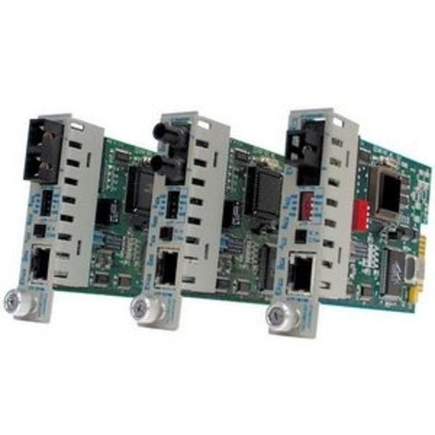 Omnitron iConverter 10/100 Ethernet Fiber Media Converter RJ45 MT-RJ Multimode 5km Module - 1x 10/100BASE-TX; 1x 100BASE-FX; Internal Module - 8384-0 - Image 3