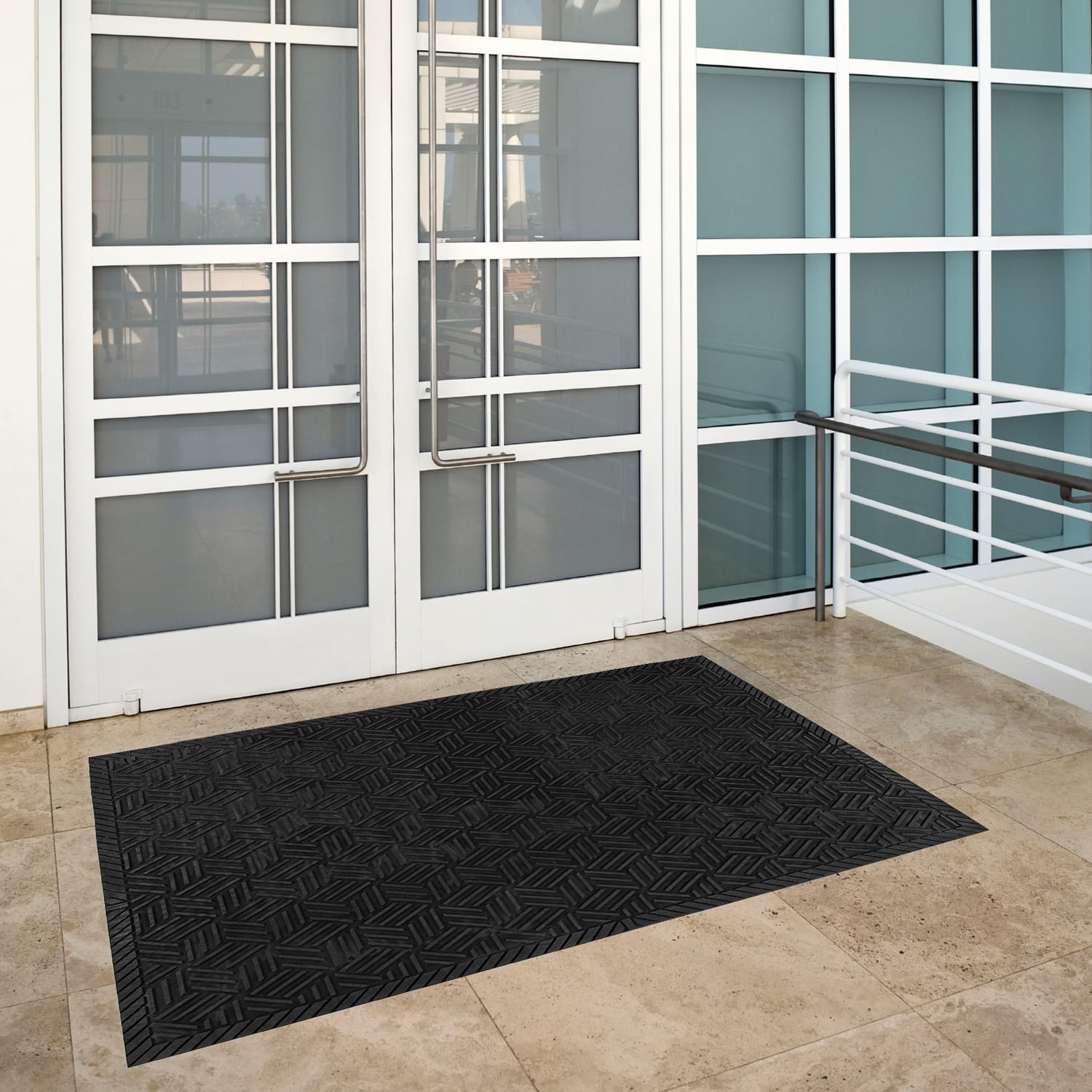 M+A Matting SuperScrape Plus Floor Mat, 48in x 72in, Black - Image 3