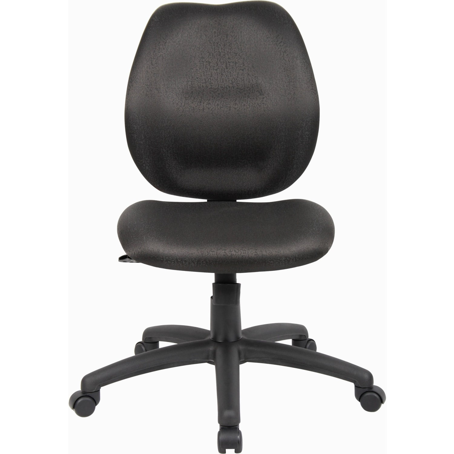 Boss Office Products Ergonomic Fabric Mid-Back Task Office Chair Without Arms, Black - Image 9
