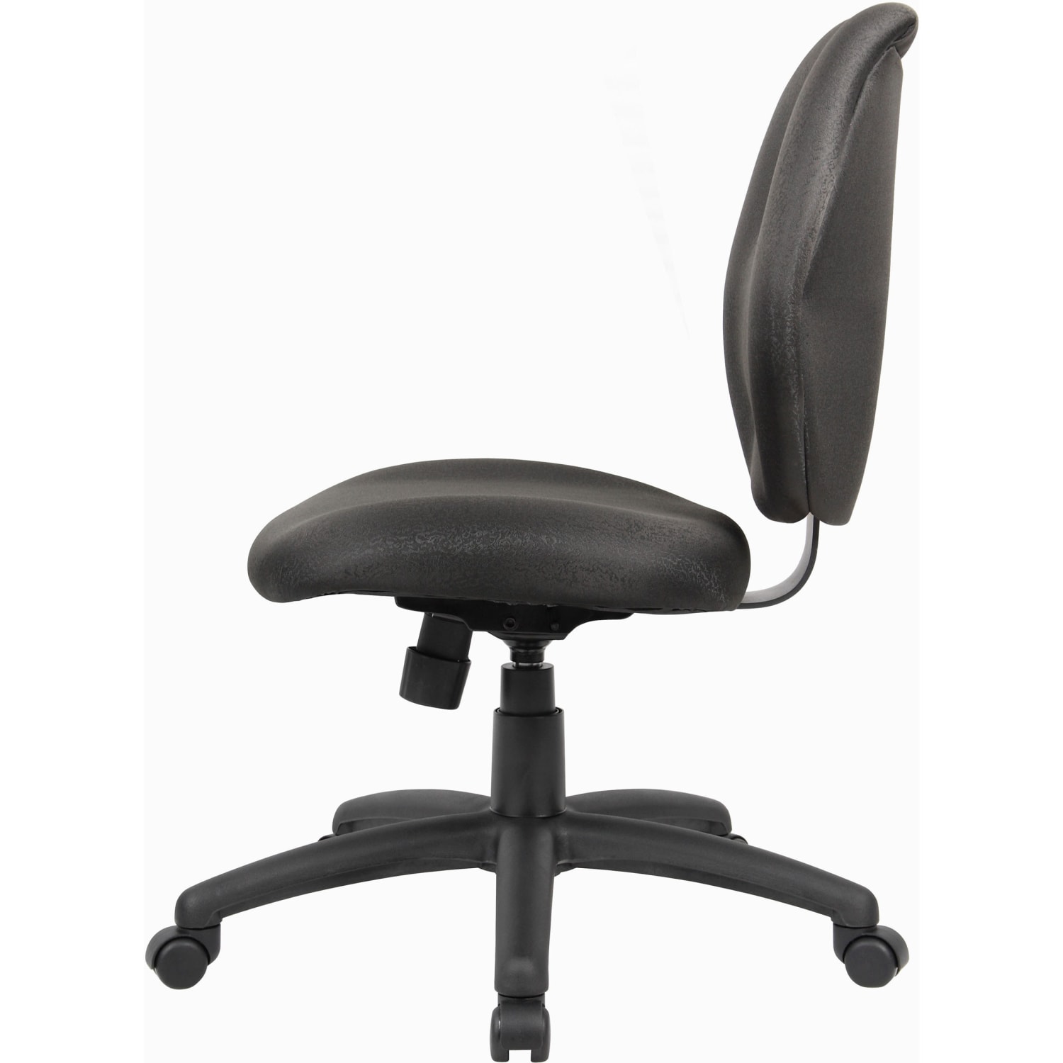 Boss Office Products Ergonomic Fabric Mid-Back Task Office Chair Without Arms, Black - Image 11