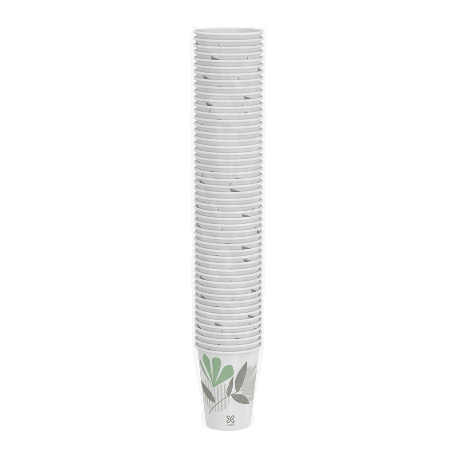 Dixie Paper Hot Cups, 12 oz, Pathways, 1000 Count (50 Cups per Pack, 20 Packs per Case) - Image 6