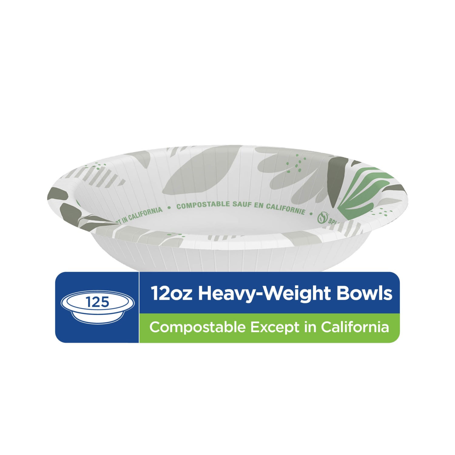Dixie Ultra Heavyweight Paper Bowls, 12 Oz, Case Of 125 - Image 3