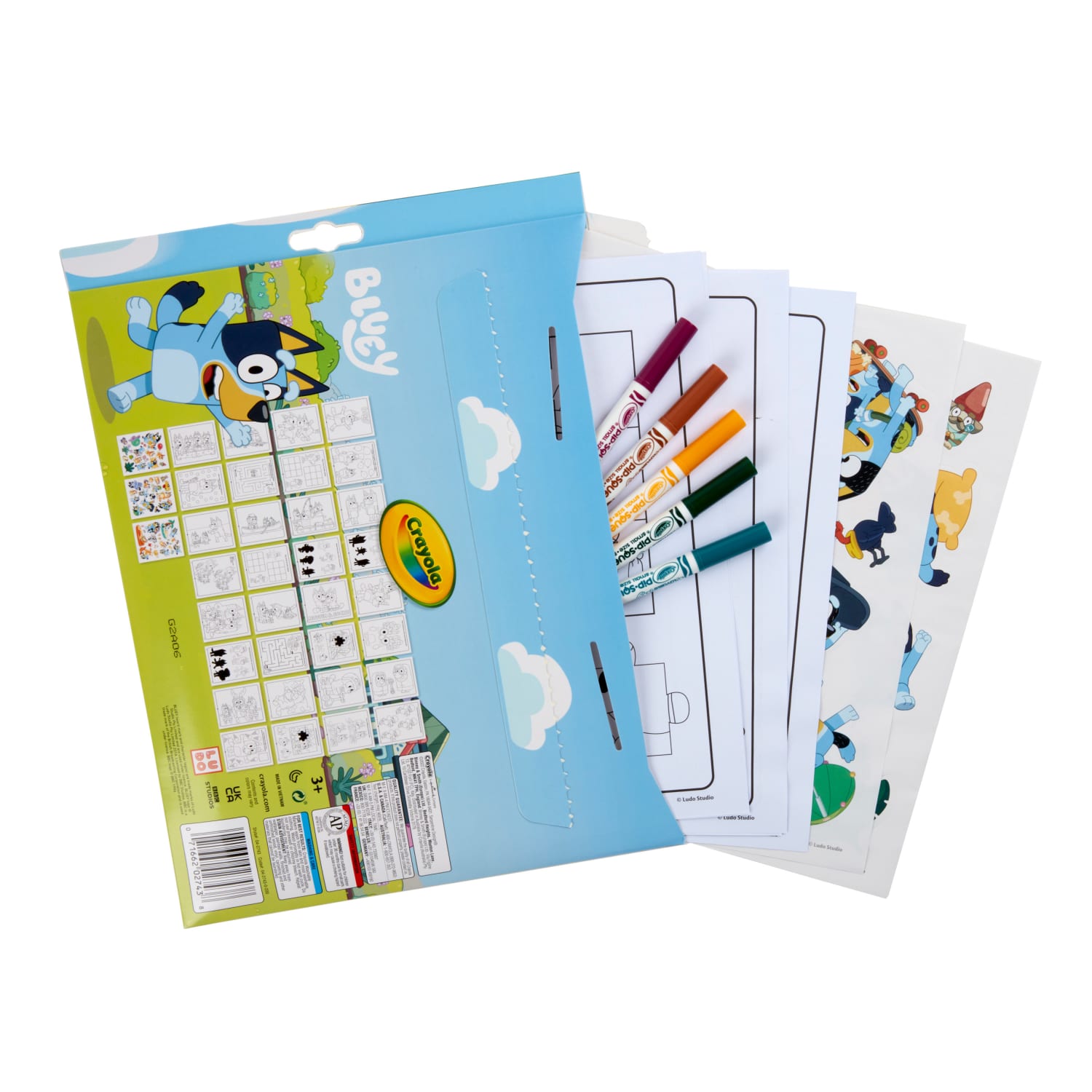Crayola Color & Sticker Activity Set, Bluey, - Image 5