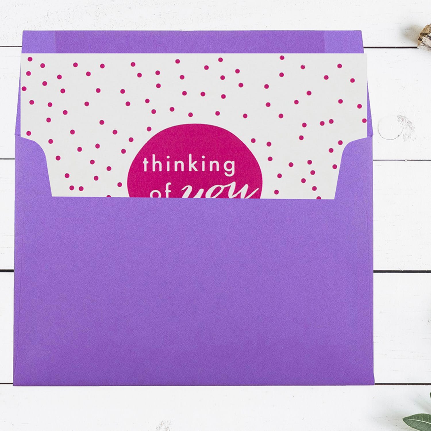 JAM Paper Booklet Invitation Envelopes, A7, Gummed Seal, 30% Recycled, Violet Purple, Pack Of 25 - Image 4