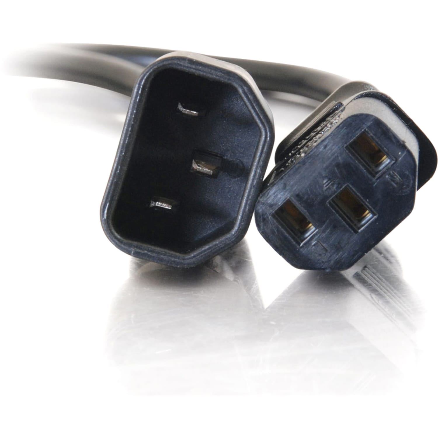 C2G 2ft 18 AWG Computer Power Extension Cord (IEC320C14 to IEC320C13) - 2ft - Image 5