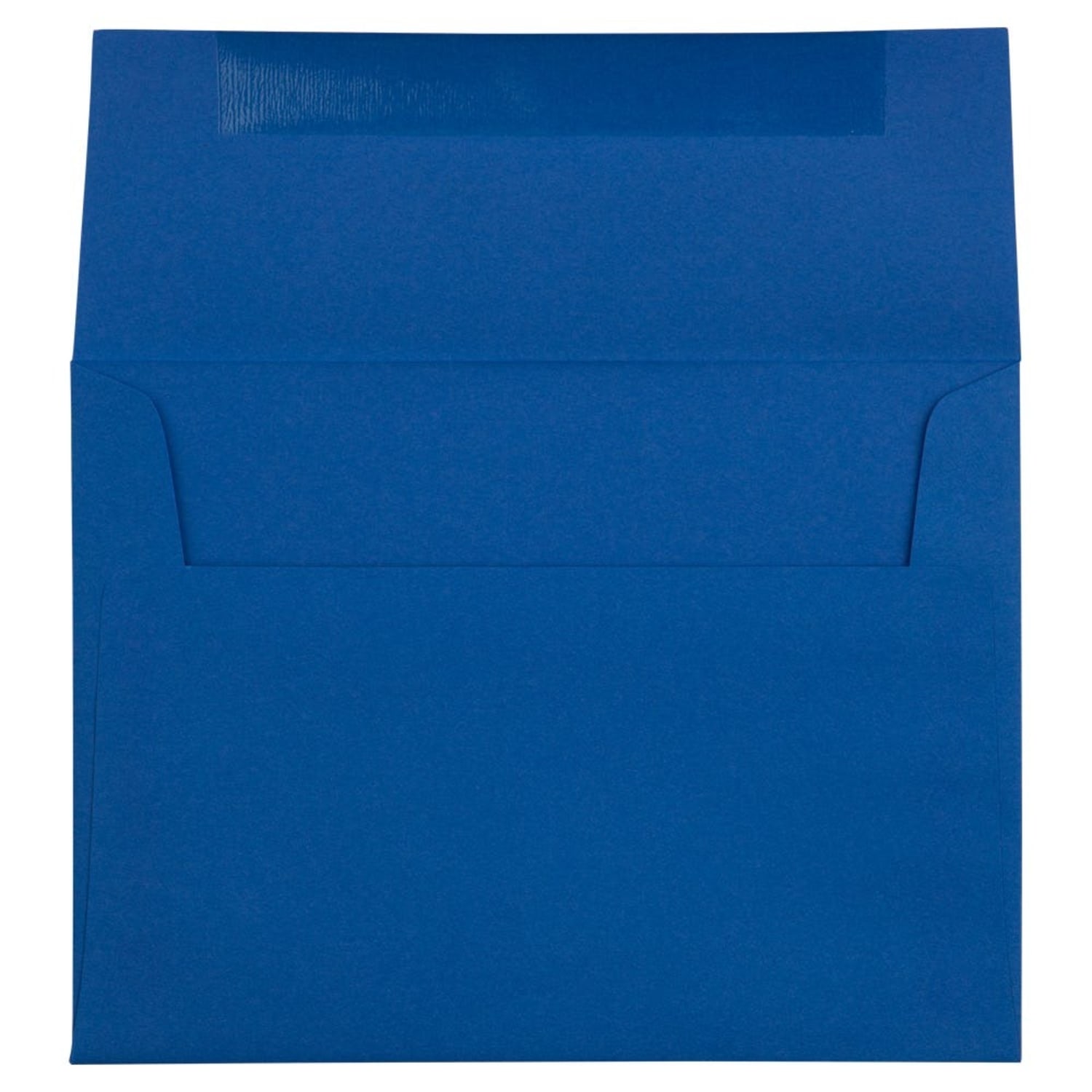 JAM Paper Booklet Invitation Envelopes, A6, Gummed Seal, Presidential Blue, Pack Of 25 - Image 4