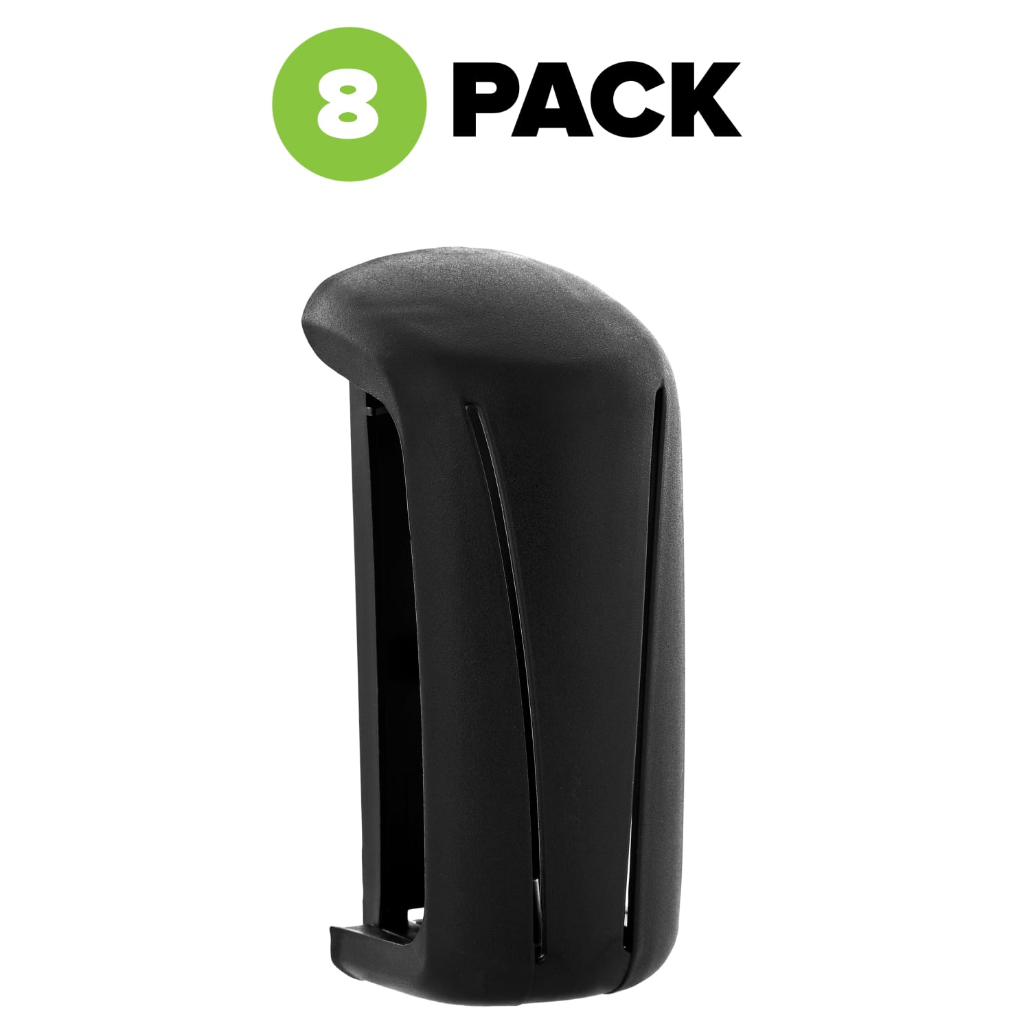 Alpine Air Freshener Tower Holders, 5-1/2inH x 2-7/16inW x 2-7/16inD, Black, Pack Of 8 Holders - Image 3