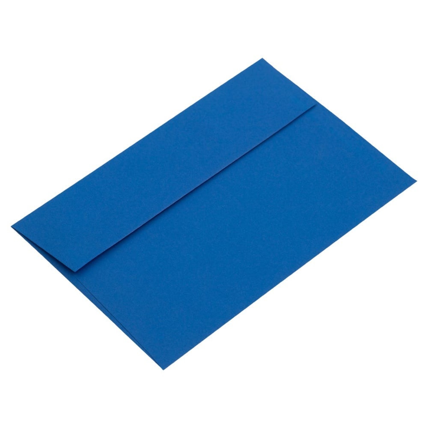 JAM Paper Booklet Invitation Envelopes, A8, Gummed Seal, Presidential Blue, Pack Of 25 - Image 4