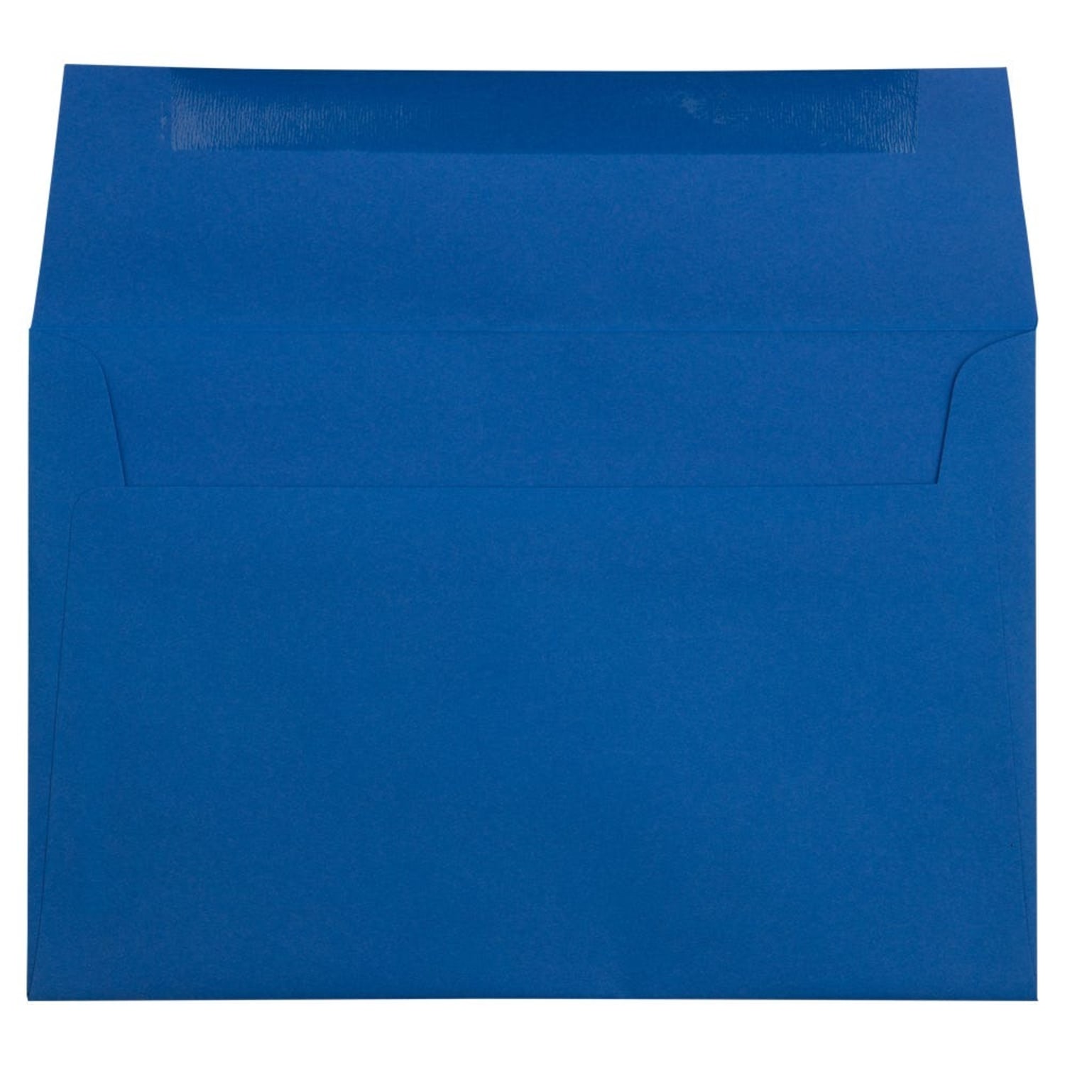 JAM Paper Booklet Invitation Envelopes, A9, Gummed Seal, Presidential Blue, Pack Of 25 - Image 3