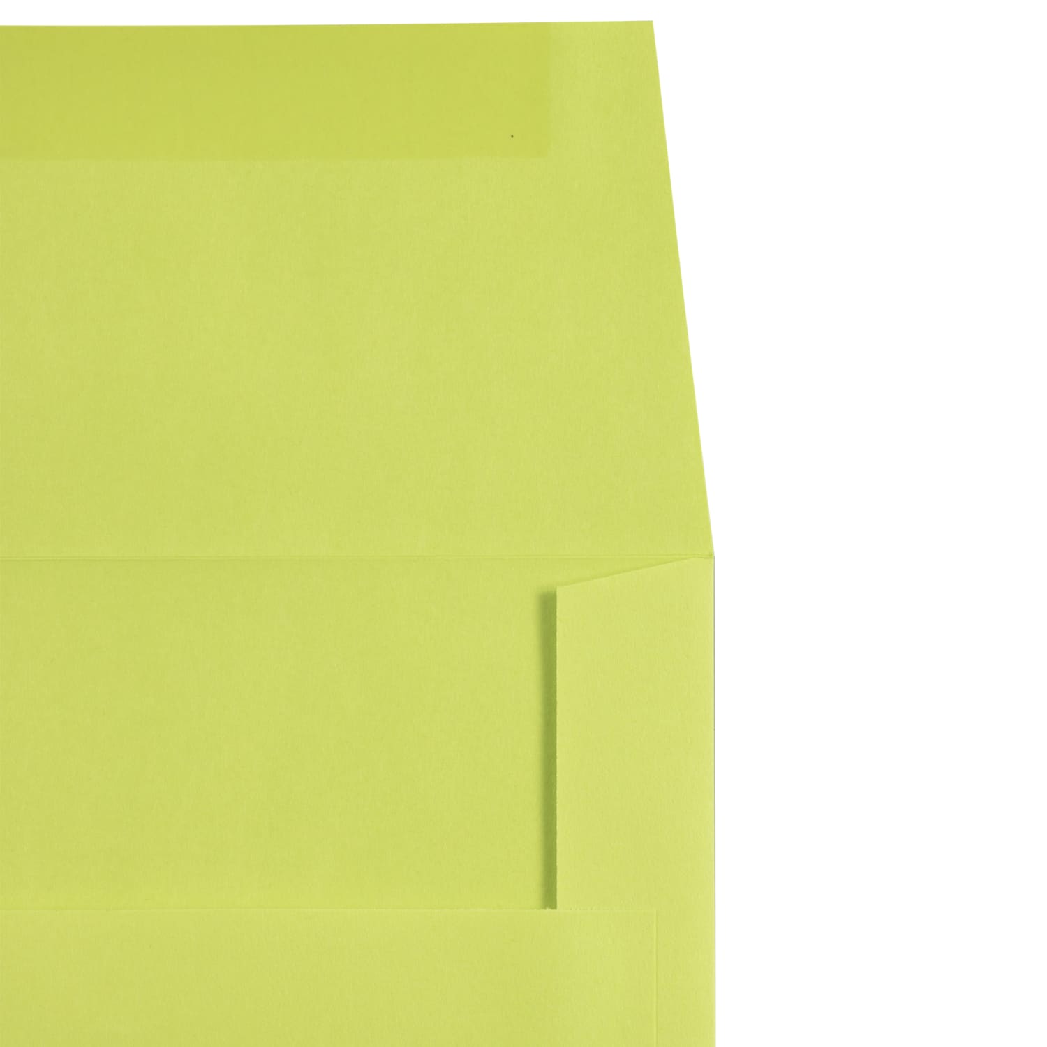 JAM Paper Booklet Invitation Envelopes, A7, Gummed Seal, Lime Green, Pack Of 25 - Image 4
