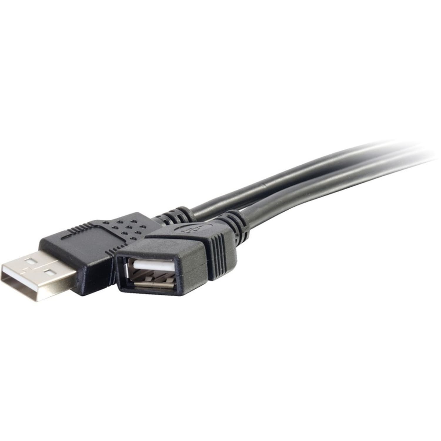 C2G 3m USB Extension Cable - USB 2.0 A to USB - M/F - Type A Male USB - Type A Female USB - 10ft - Black
