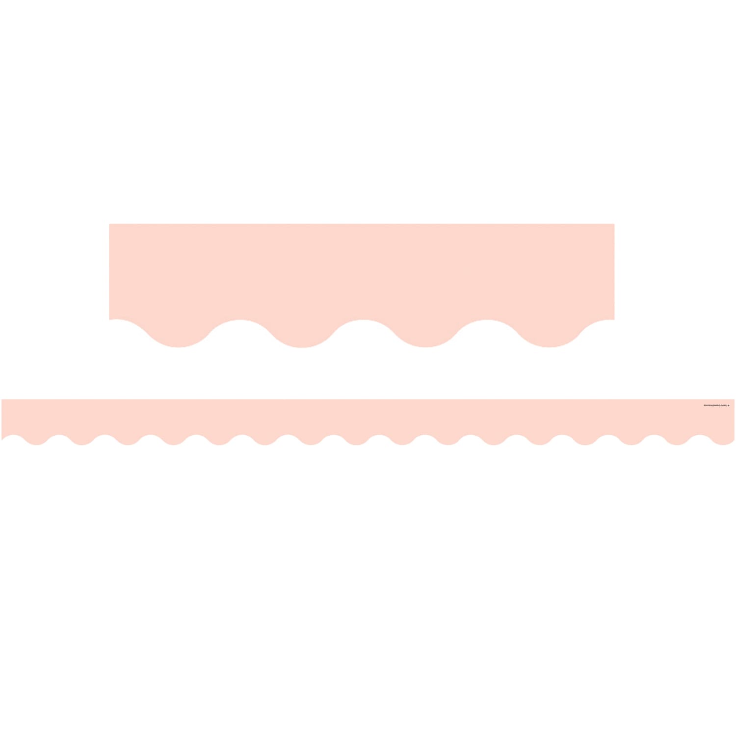 Teacher Created Resources Scalloped Border Trim, Blush Pink, 35ft Per Pack, Set Of 6 Packs - Image 3