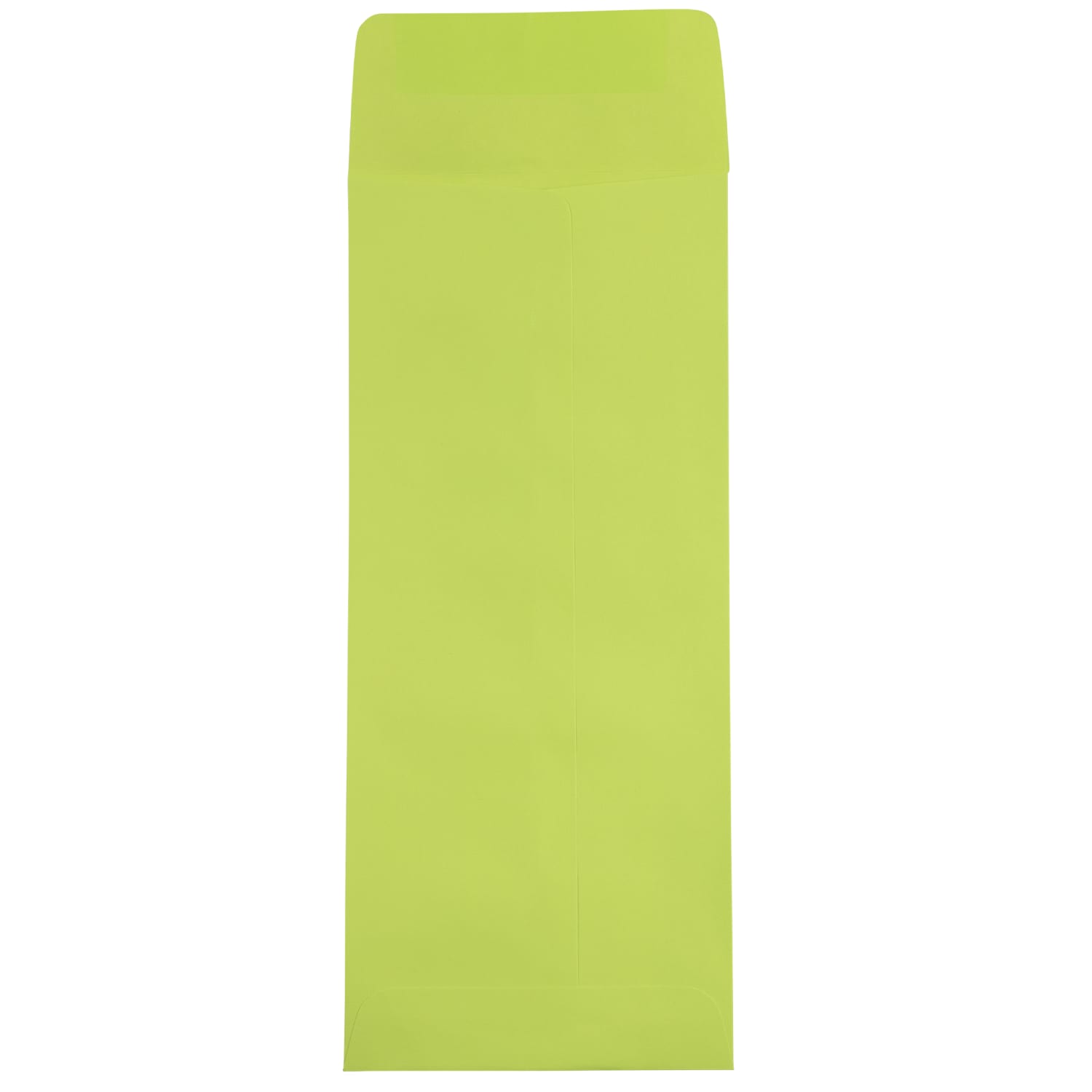 JAM PAPER #12 Policy Business Colored Envelopes, 4 3/4 x 11, Ultra Lime Green, 25/Pack - Image 3