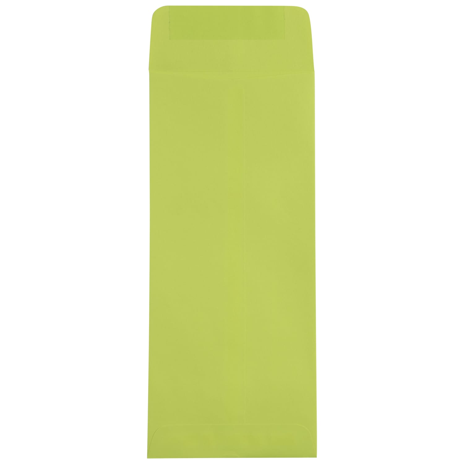 JAM PAPER #14 Policy Business Colored Envelopes, 5 x 11 1/2, Ultra Lime Green, 25/Pack - Image 3