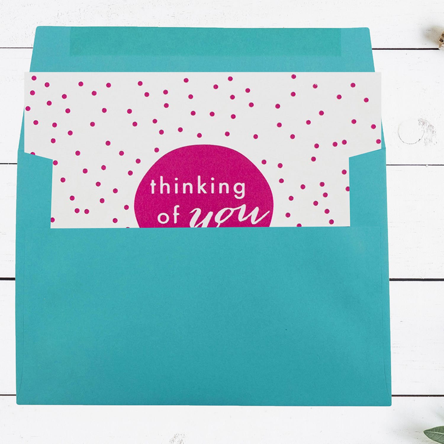 JAM Paper Booklet Invitation Envelopes, A7, Gummed Seal, 30% Recycled, Sea Blue, Pack Of 25 - Image 4