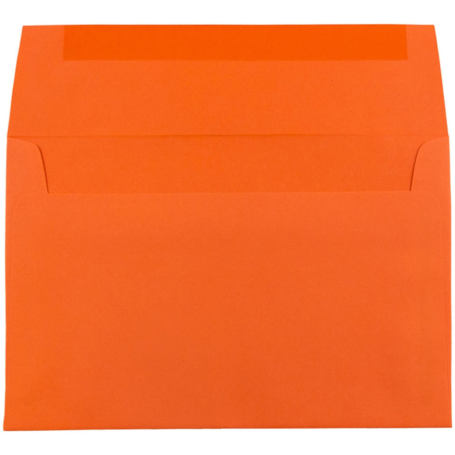 JAM Paper Booklet Invitation Envelopes, A7, Gummed Seal, 30% Recycled, Orange, Pack Of 25 - Image 3