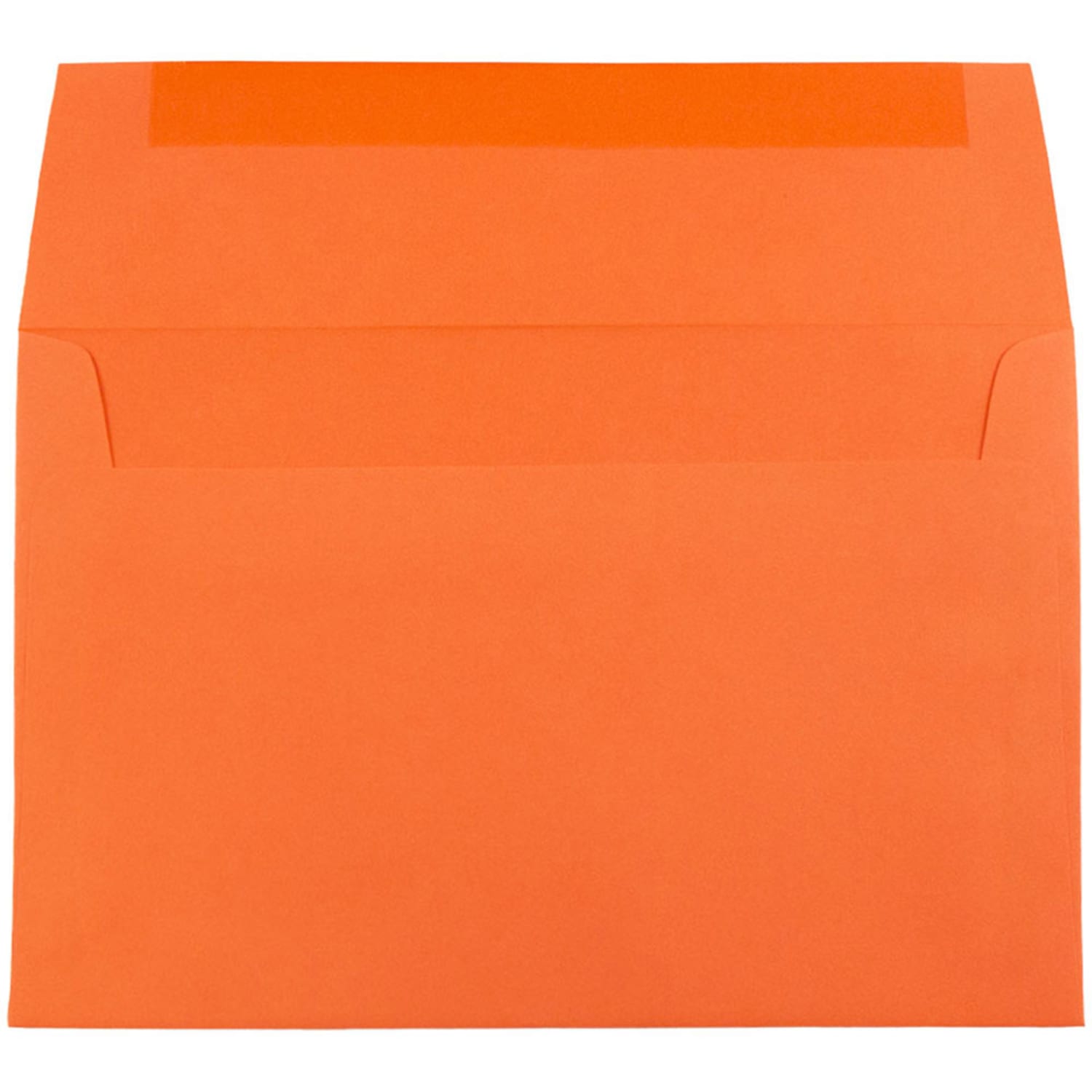 JAM Paper Booklet Invitation Envelopes, A8, Gummed Seal, 30% Recycled, Orange, Pack Of 25 - Image 3
