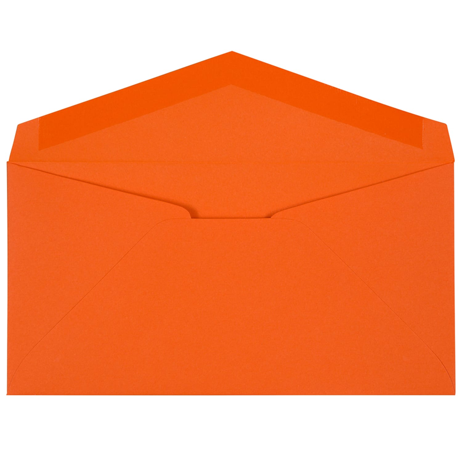 JAM Paper Booklet Envelopes, #7 3/4 Monarch, Gummed Seal, 30% Recycled, Orange, Pack Of 25 - Image 3
