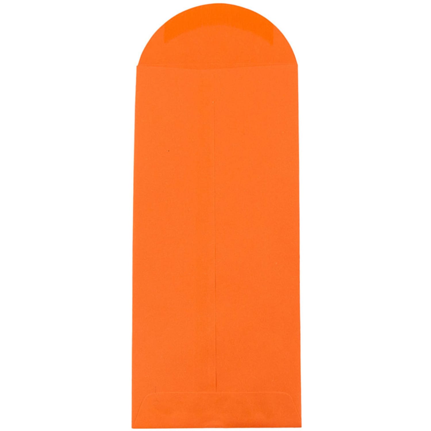JAM PAPER #12 Policy Business Colored Envelopes, 4 3/4 x 11, Orange Recycled, 25/Pack - Image 3
