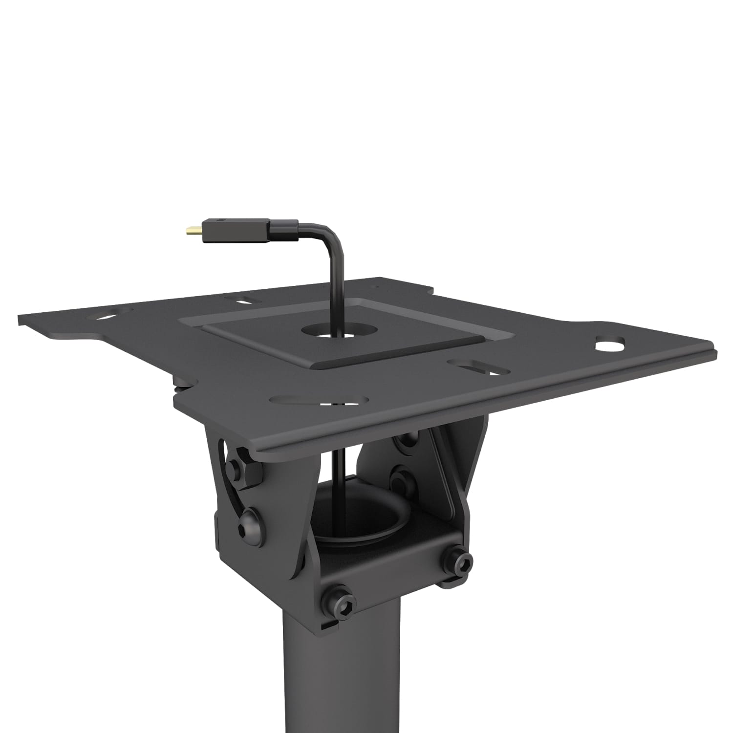 Kanto MBC211T Ceiling Mount for Menu Board, Digital Signage Display, Display Screen, TV - Height Adjustable - 2 Display(s) Supported - 40in to 60in Screen Support - 132 lb Load Capacity - 75 x 75, 600 x 400 - VESA Mount Compatible - Steel, Plastic, Alumin - Image 5