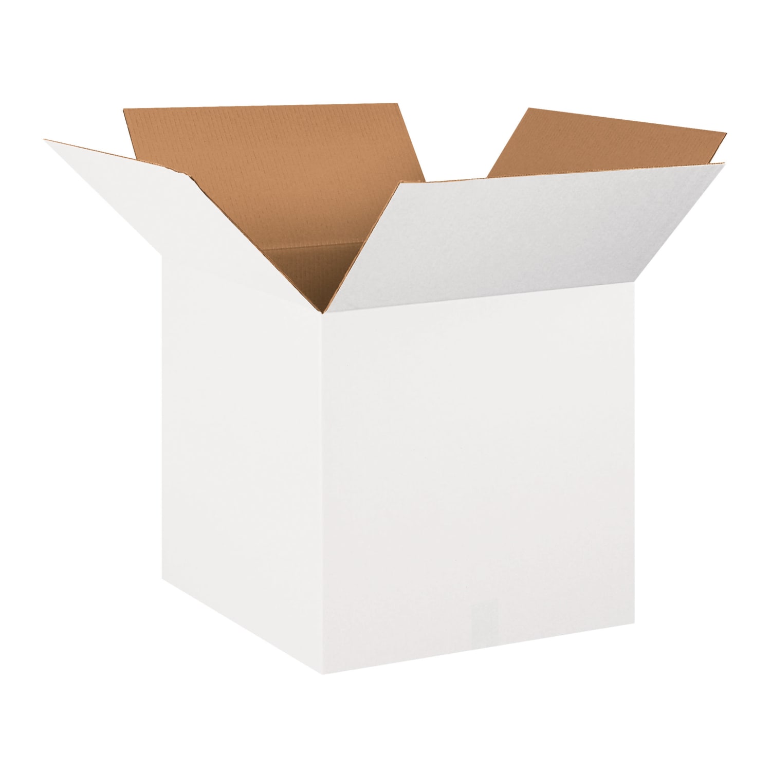 Partners Brand Brand Corrugated Boxes 20in x 20in x 20in, White, Bundle of 10