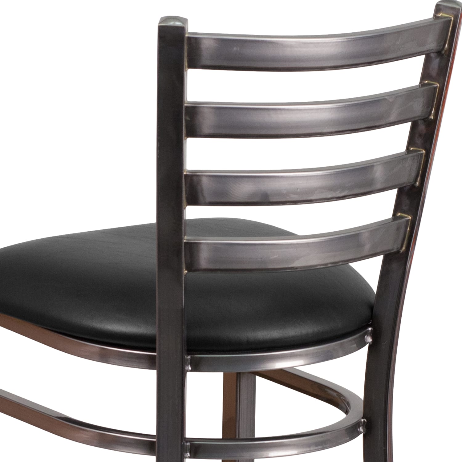 Flash Furniture Ladder Back Restaurant Bar Stool Black PopularChairscom