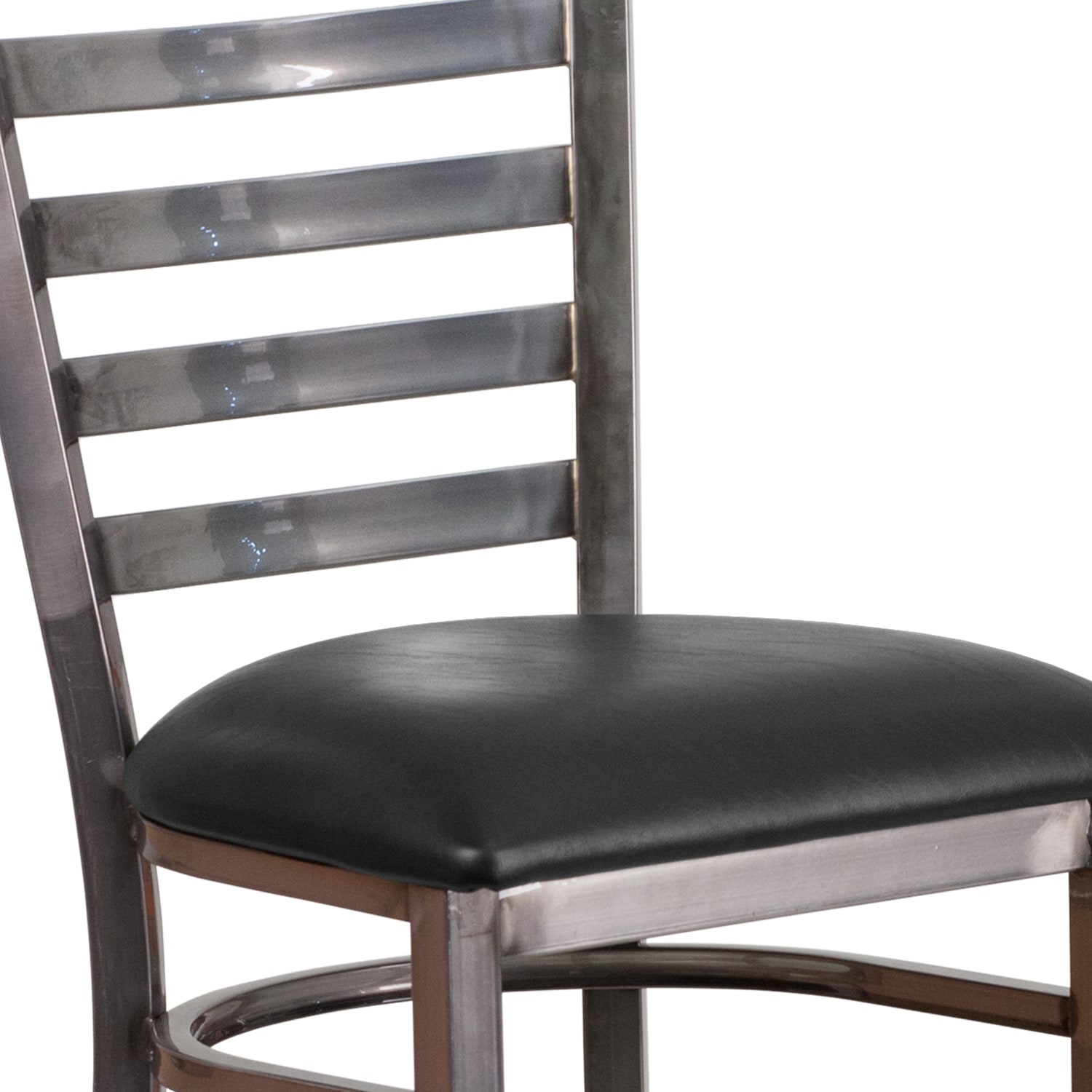 Flash Furniture Ladder Back Restaurant Bar Stool Black PopularChairscom