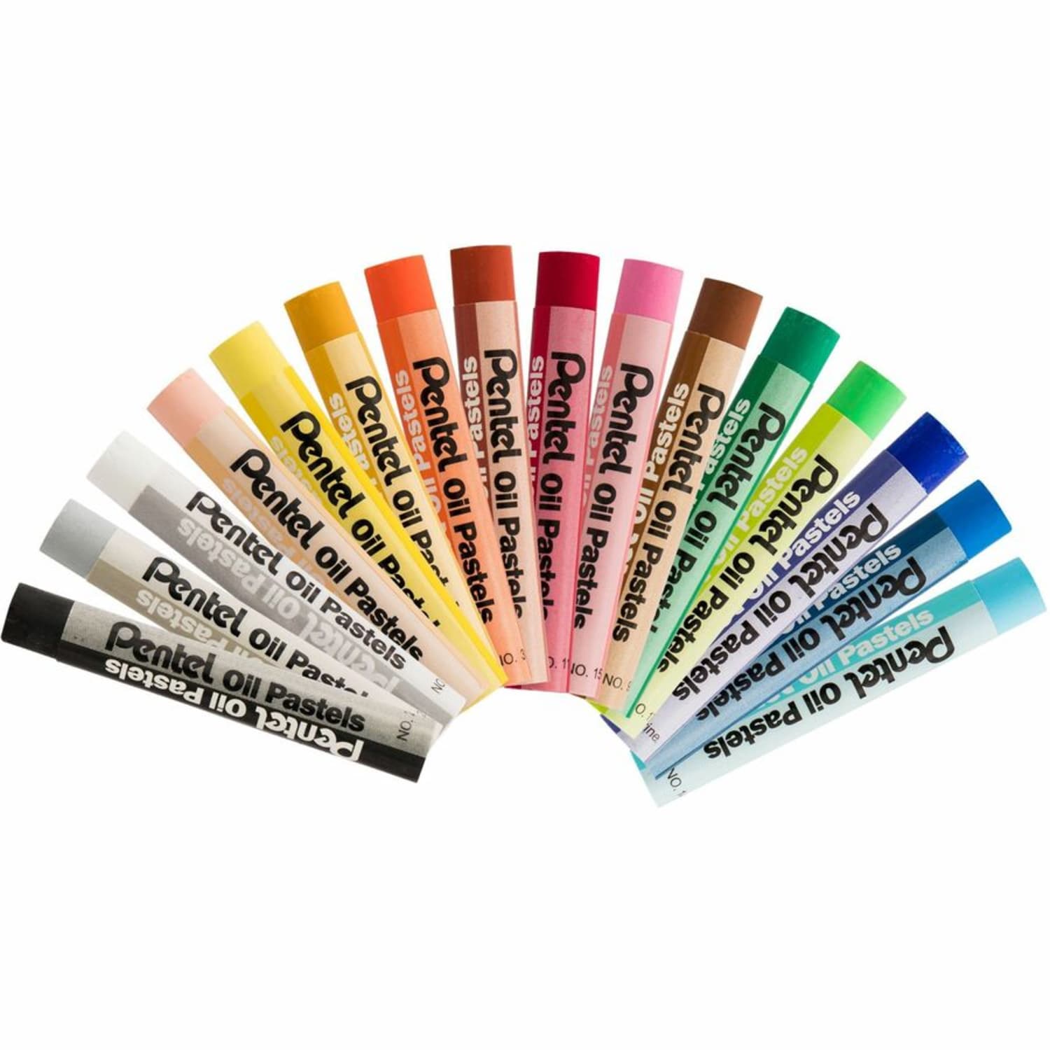 Pentel Arts Oil Pastels, Assorted Colors, Pack Of 16 - Image 4