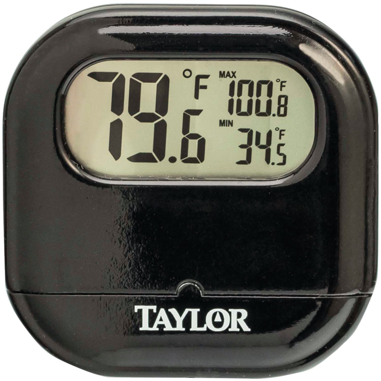 Taylor 1700 Indoor/Outdoor Digital Thermometer - Easy-to-read Measurement, Suction Cup - For Indoor, Outdoor - Black - Image 3