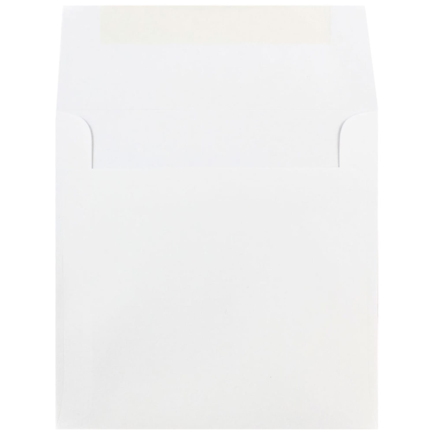 JAM Paper Square Invitation Envelopes, 8in x 8in, Gummed Seal, White, Pack Of 25 - Image 3