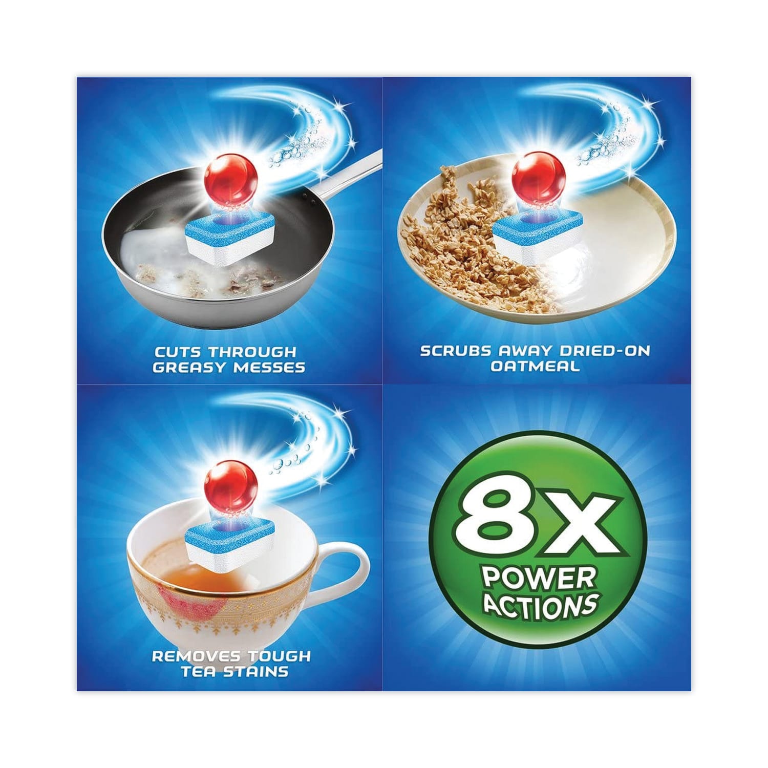 Finish Powerball Dishwasher Tabs, Fresh Scent, 59.2 Oz, Box Of 94 Tabs, Carton Of 4 Boxes - Image 4