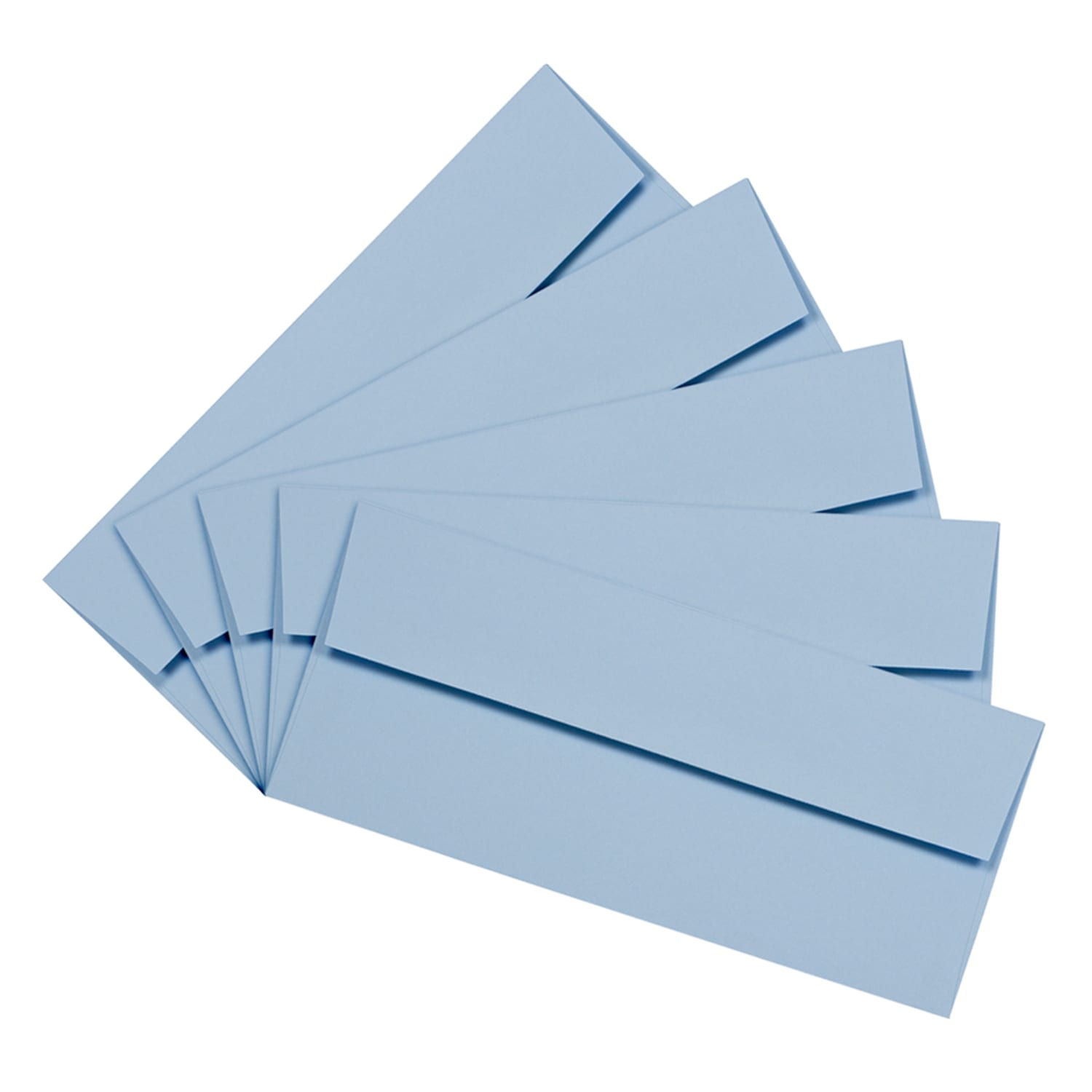 JAM PAPER #10 Business Premium Envelopes, 4 1/8in x 9 1/2in, Pastel Baby Blue, Pack Of 25 - Image 4