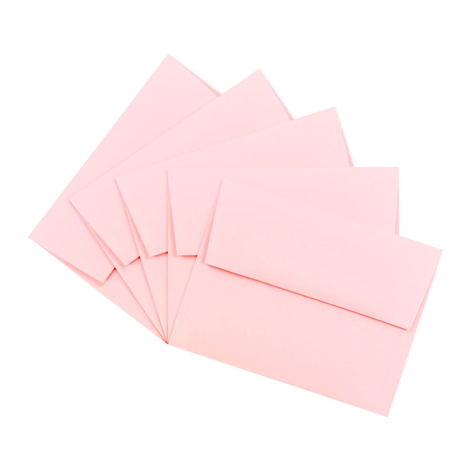 JAM Paper Booklet Invitation Envelopes, A2, Gummed Seal, Baby Pink, Pack Of 25 - Image 4
