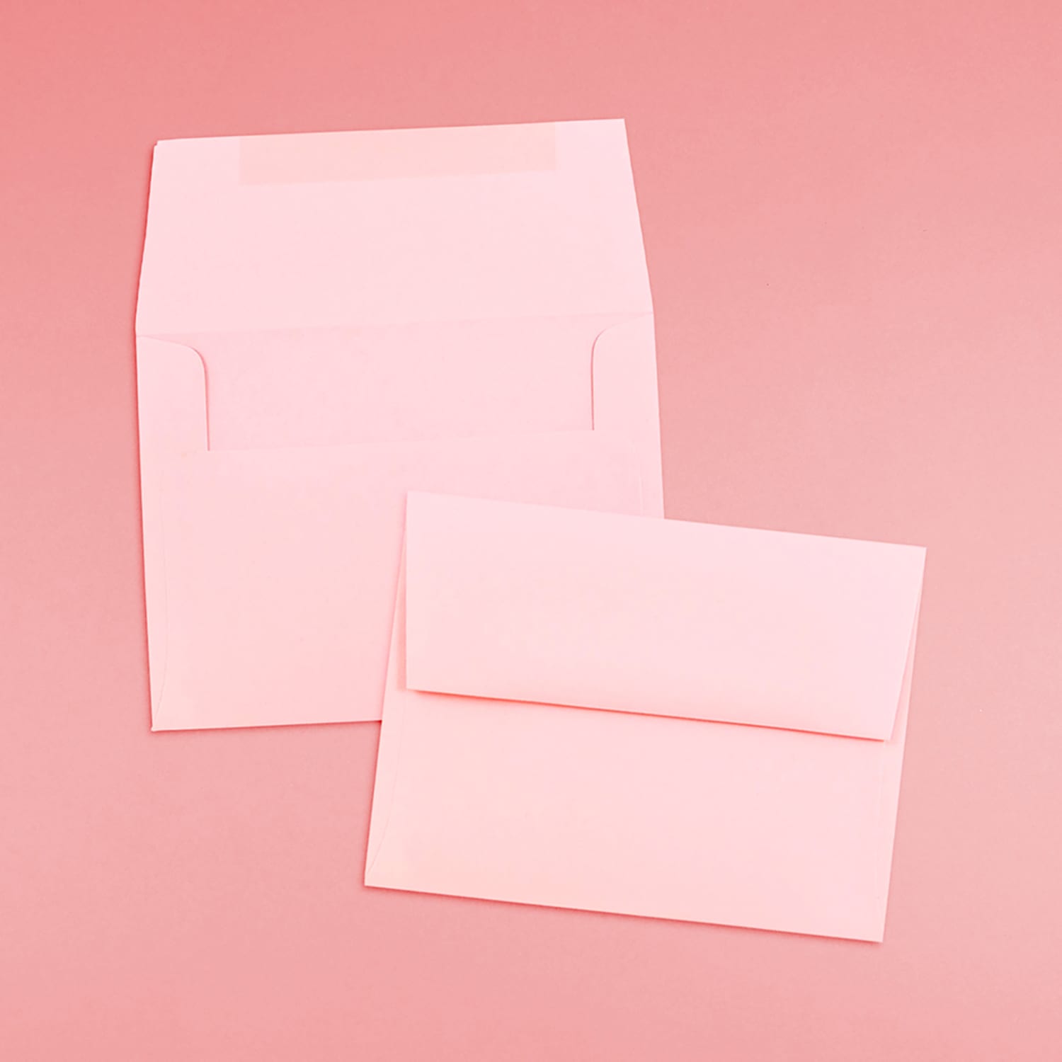 JAM Paper Booklet Invitation Envelopes, A2, Gummed Seal, Baby Pink, Pack Of 25 - Image 5