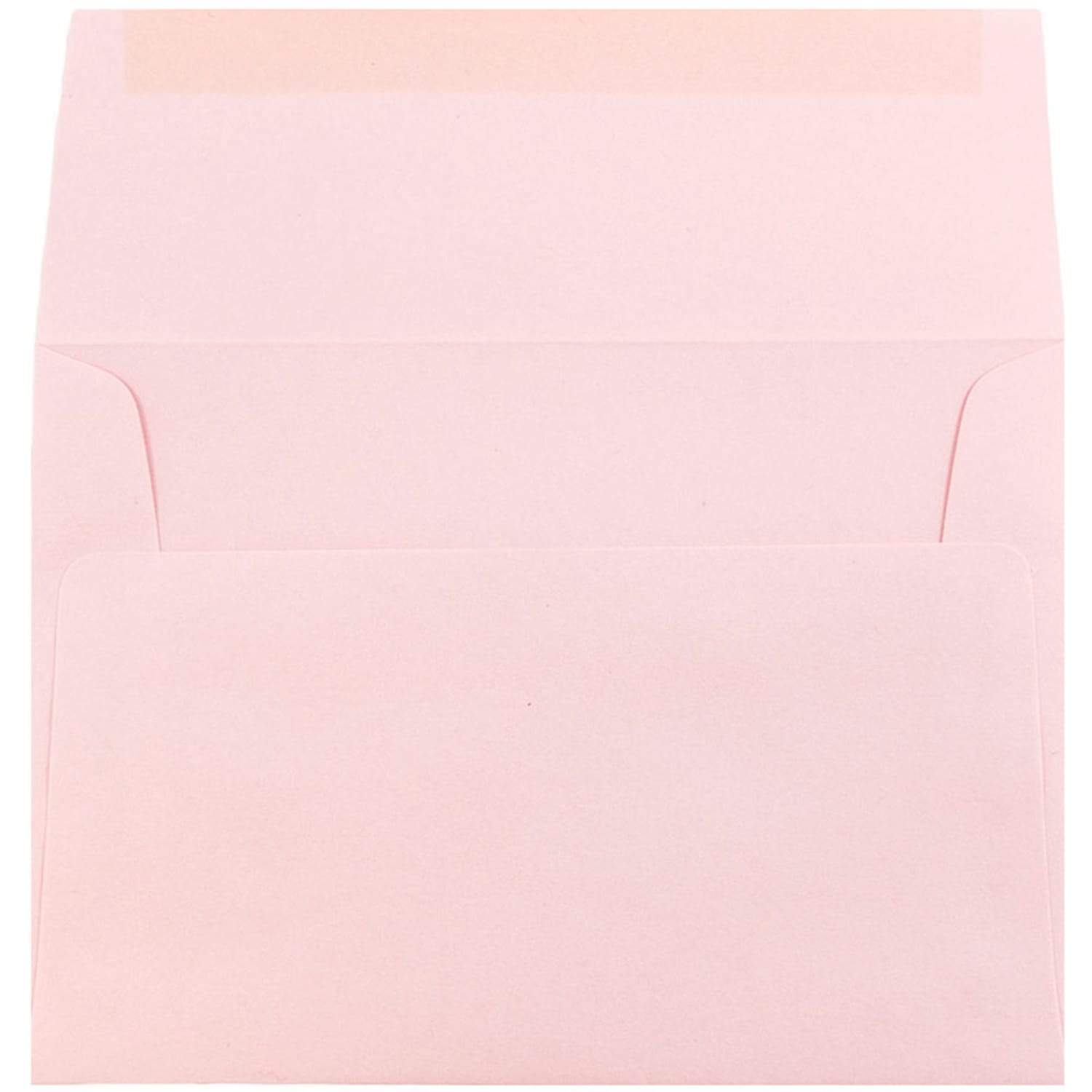 JAM Paper Booklet Invitation Envelopes, A6, Gummed Seal, Light Baby Pink, Pack Of 25 - Image 3