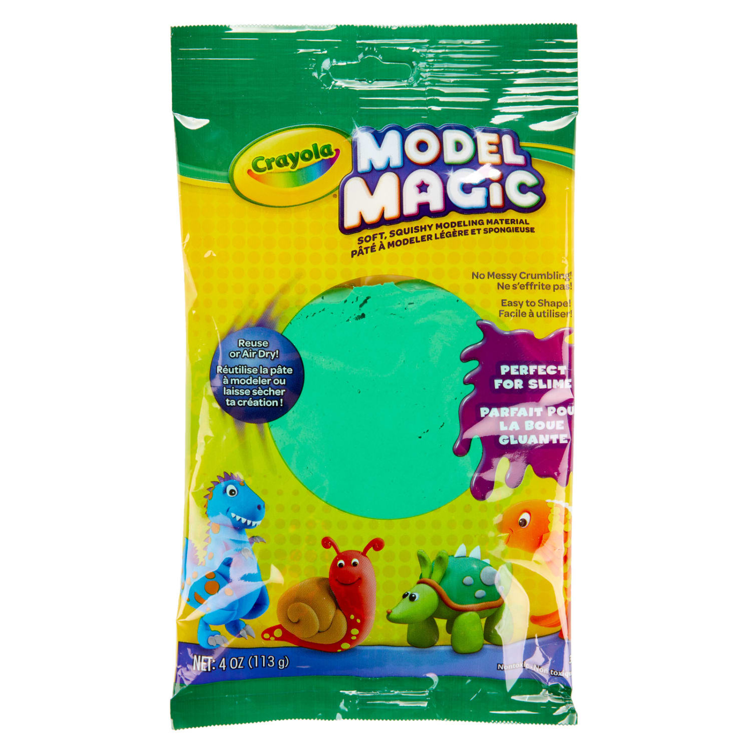 Crayola Model Magic Modeling Compound, 4 oz., Green, Set Of 6 Packs - Image 3