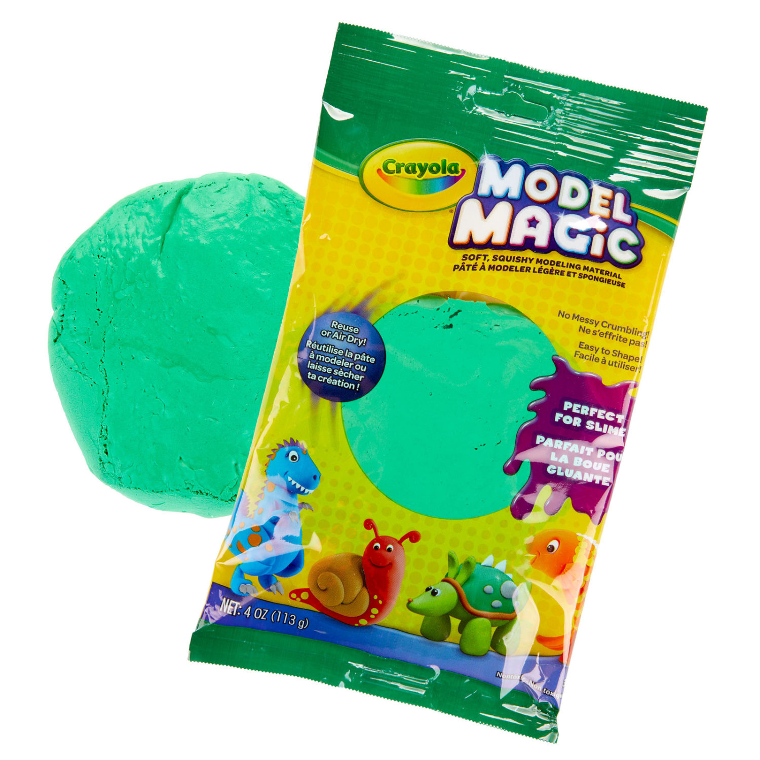 Crayola Model Magic Modeling Compound, 4 oz., Green, Set Of 6 Packs - Image 5