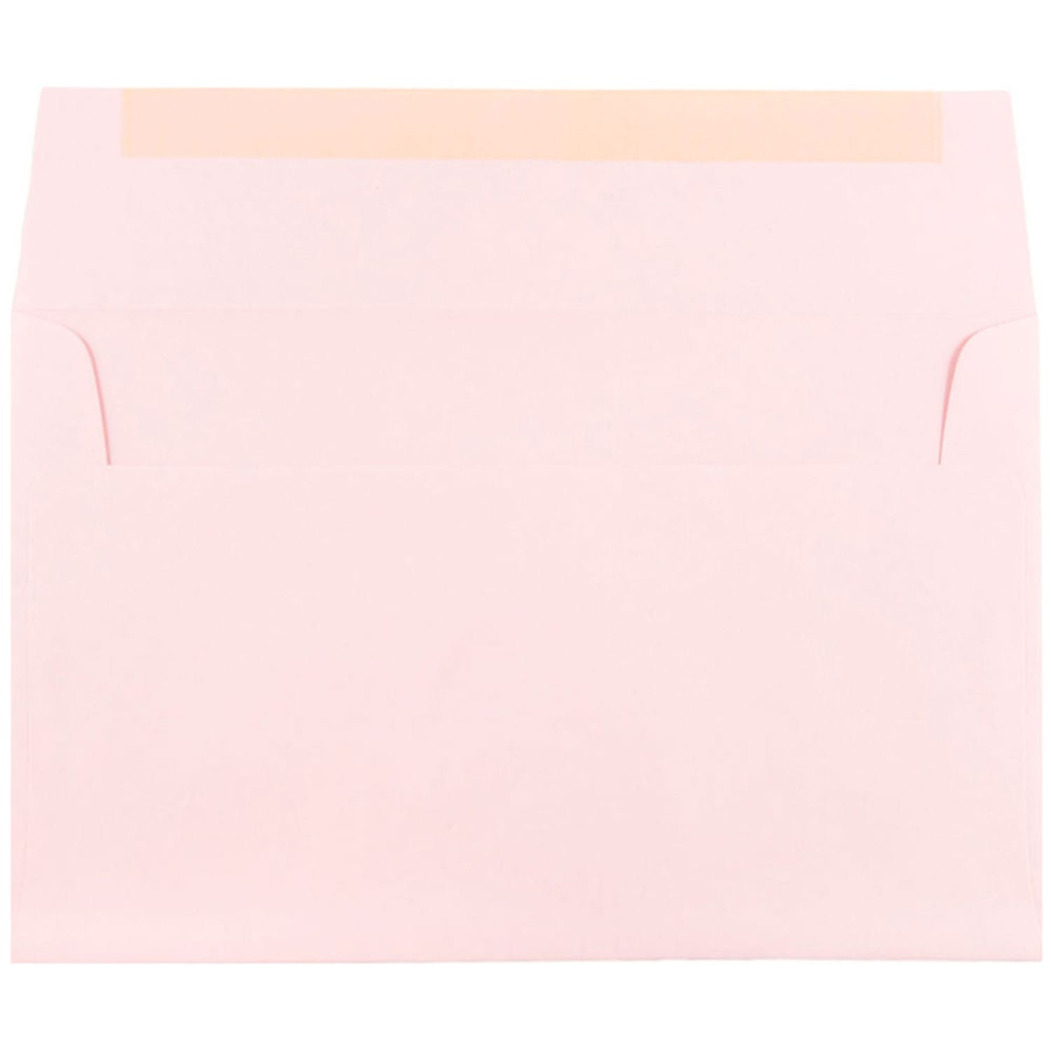 JAM Paper Booklet Invitation Envelopes, A10, Gummed Seal, Baby Pink, Pack Of 25 - Image 3