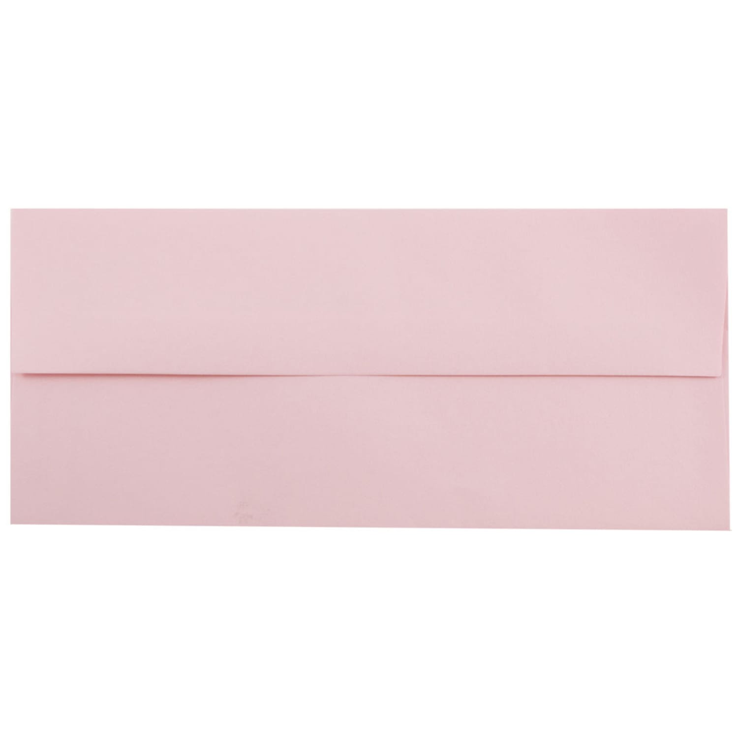 JAM PAPER #10 Business Premium Envelopes, 4 1/8 x 9 1/2, Baby Pink Pastel, 25/Pack