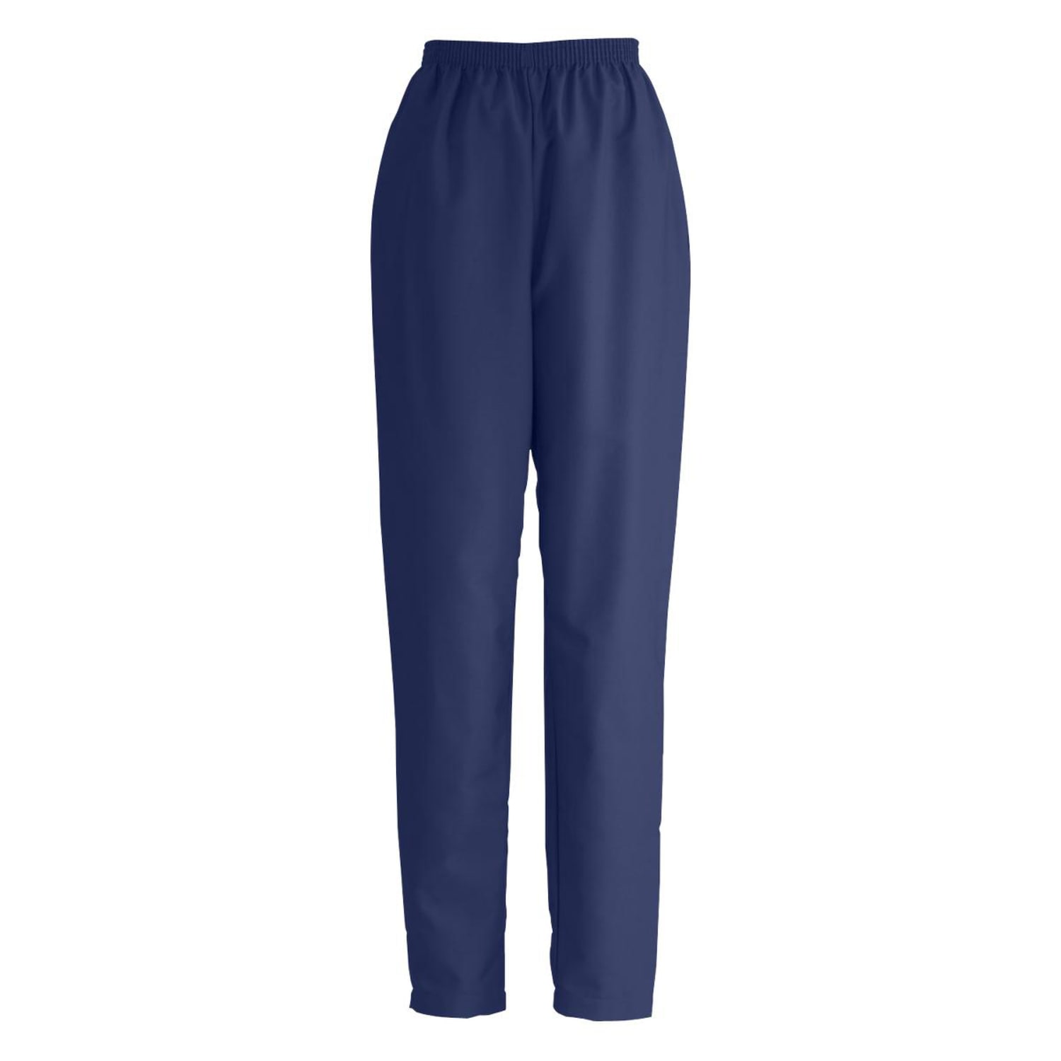 Medline ComfortEase Ladies Elastic-Waist Polyester Scrub Pants, Small, Midnight Blue