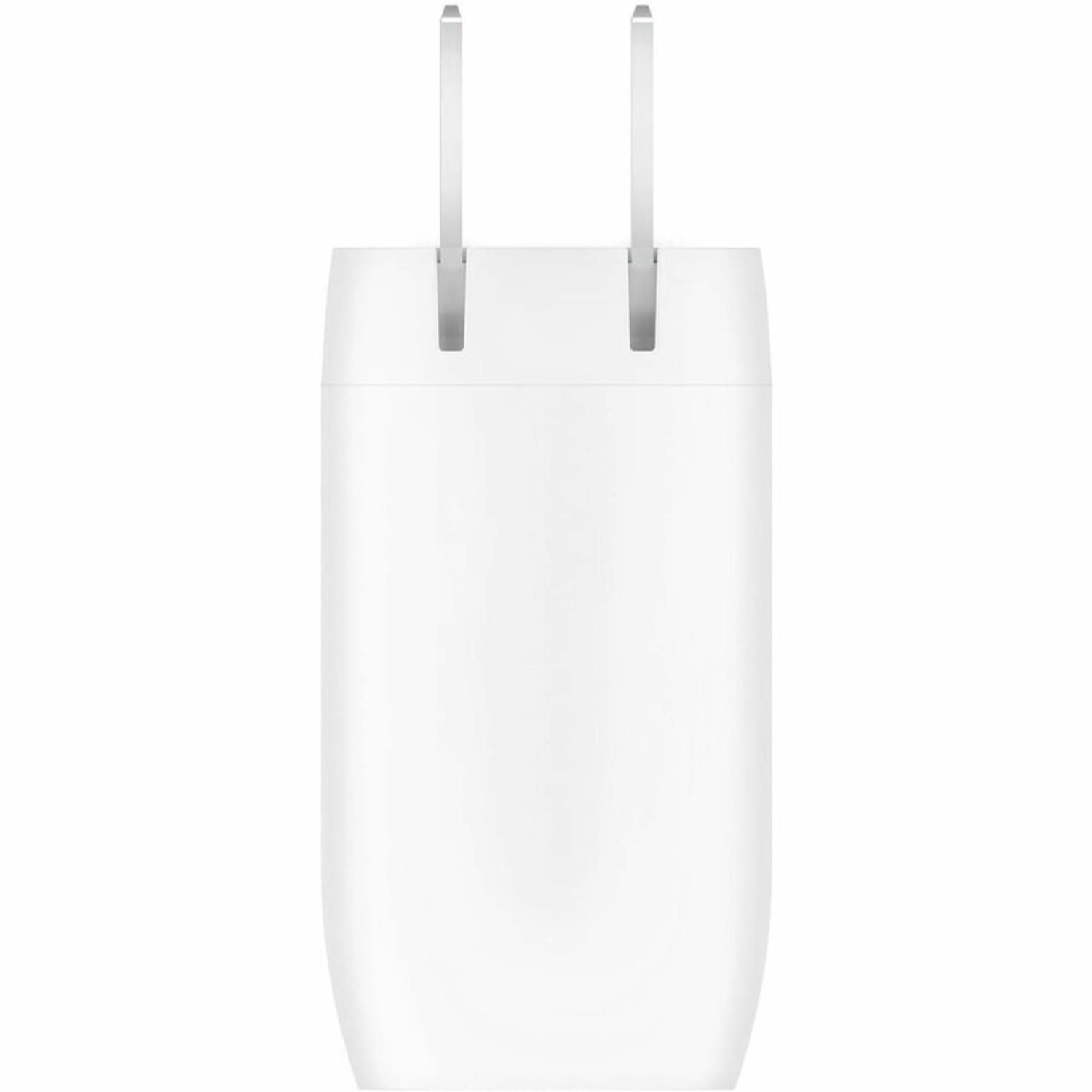 Belkin Dual USB-C Wall Charger w/PPS 60W for Apple iPhone, Galaxy, Google - Compatible w/USB-C to Lightning & US - WCB010DQWH - Image 5