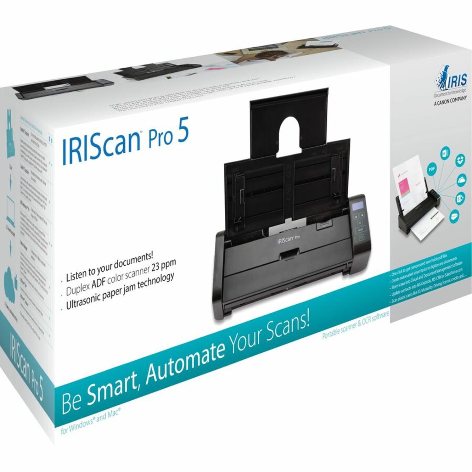 Iris IRIScan Pro 5 Portable High-Performance Multi-Functional Duplex Desktop Scanner, 459035 - Image 4