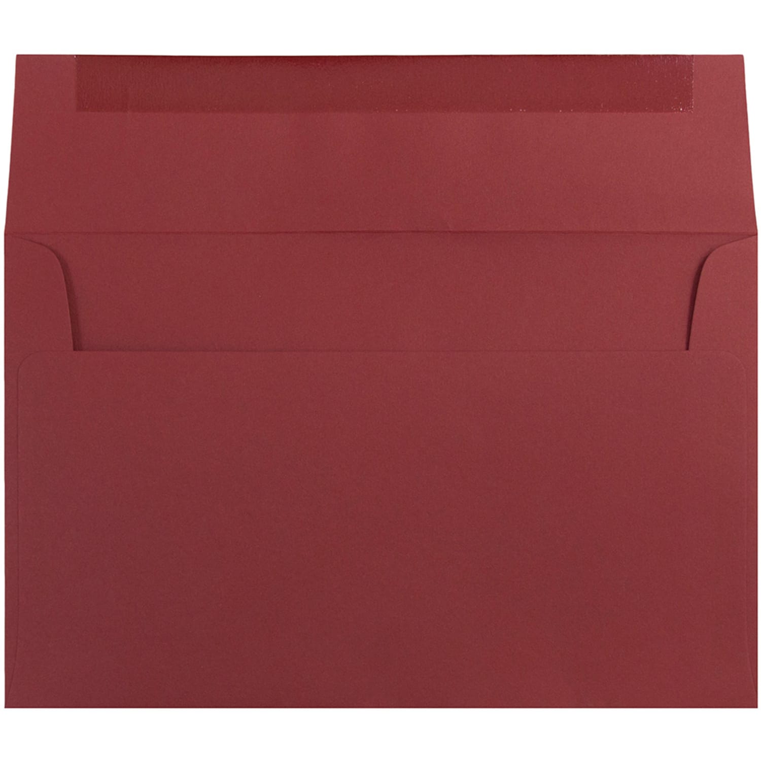 JAM Paper Booklet Invitation Envelopes, A10, Gummed Seal, Dark Red, Pack Of 25 - Image 3