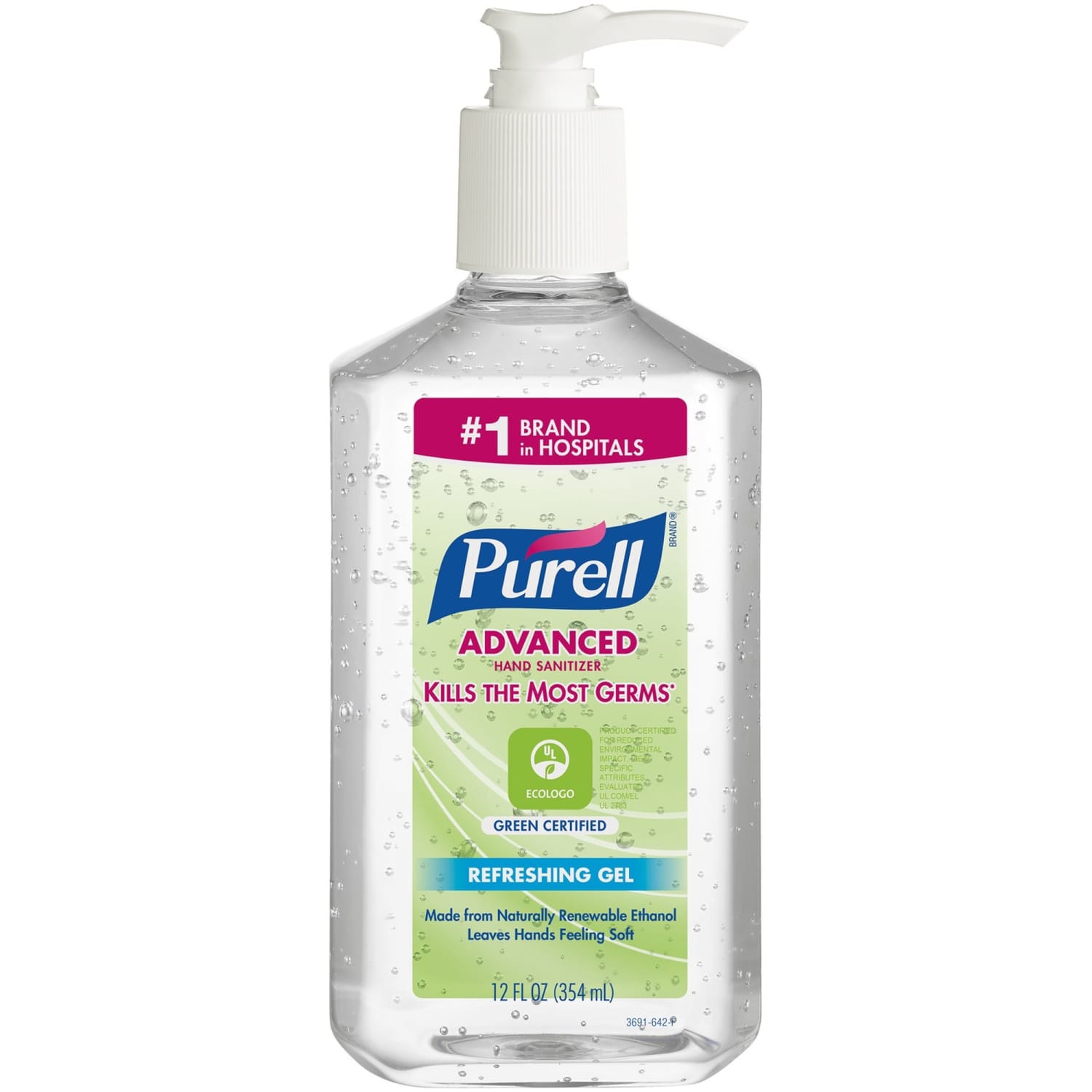 Purell ADX Advanced Green Certified Gel Instant Hand Sanitizer, 354.9 mL - Image 3